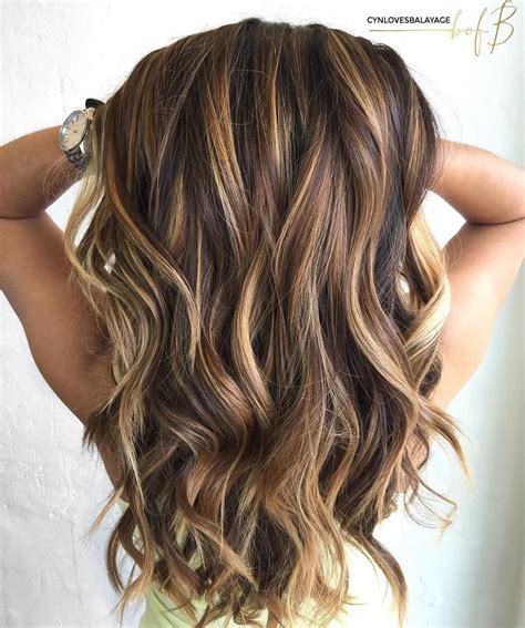 brown hair pastel highlights|highlights for long brown hair.